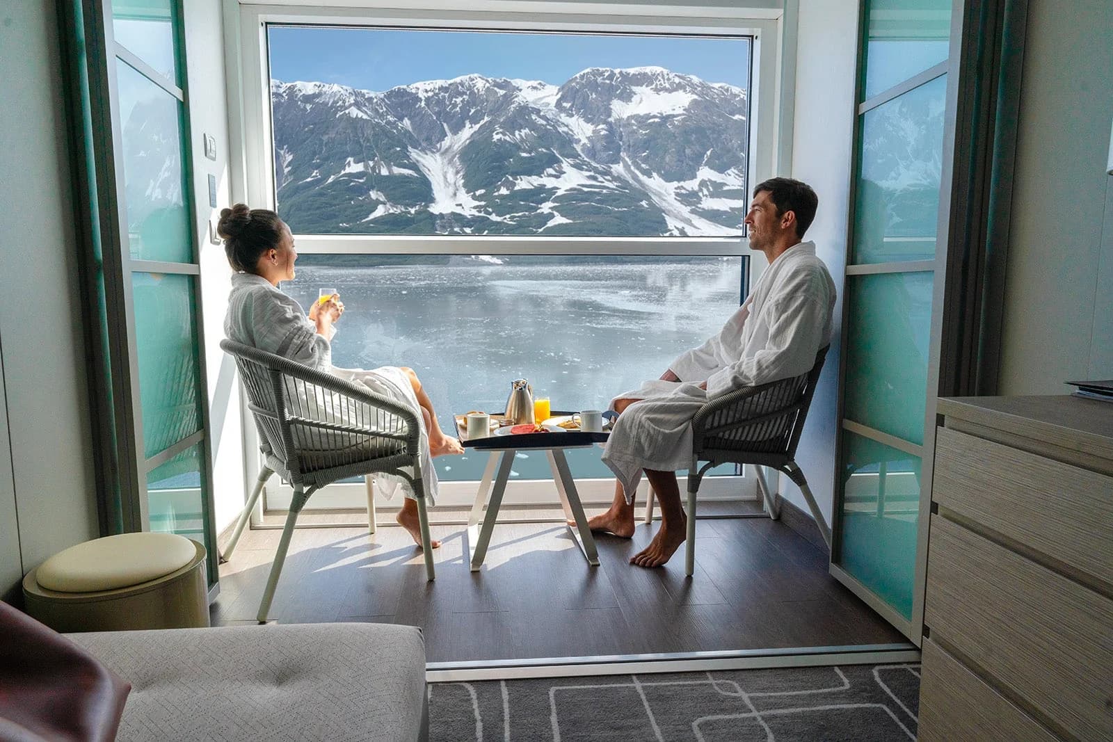 Celebrity Infinite veranda stateroom - Alaska blog