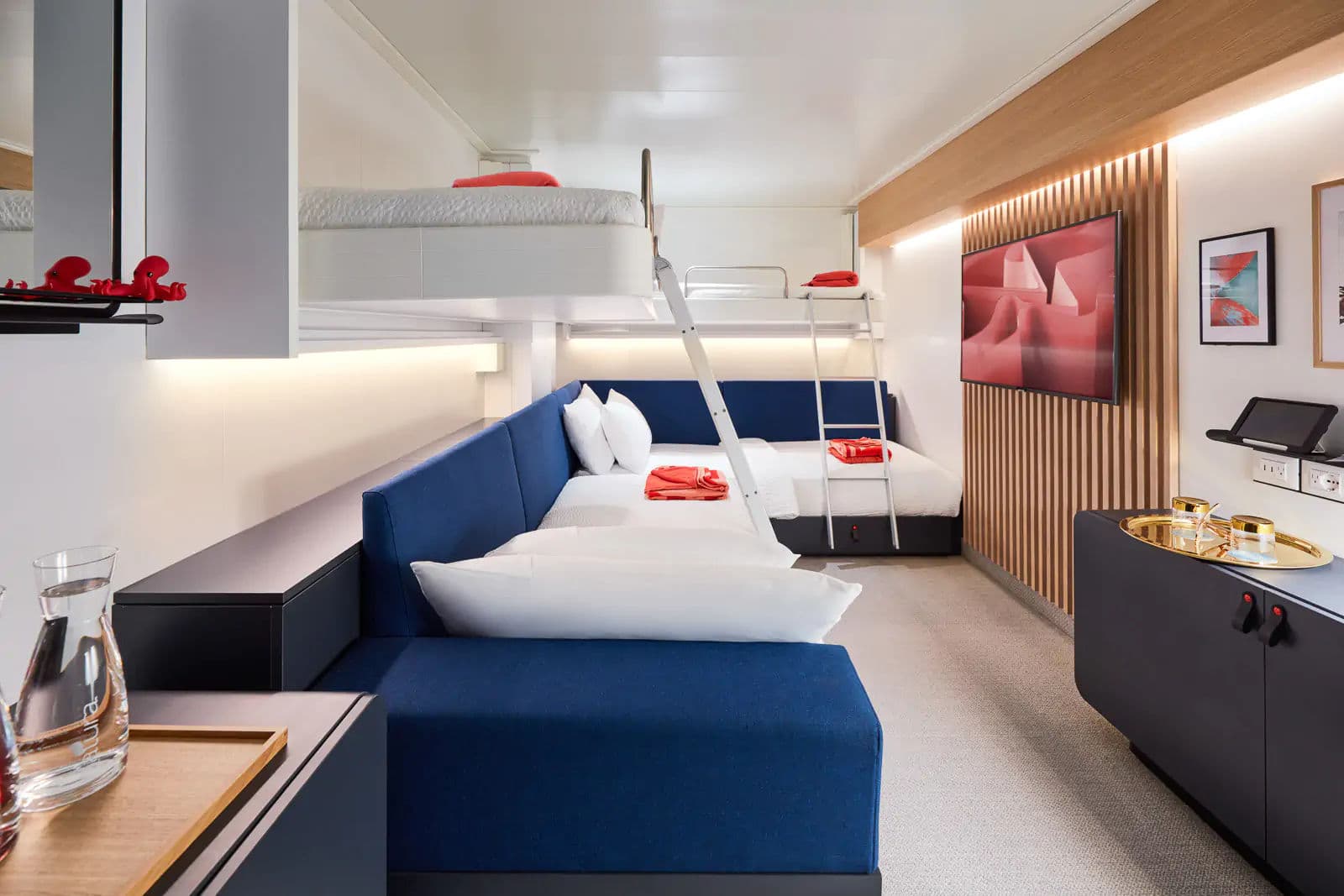 virgin inside cabin