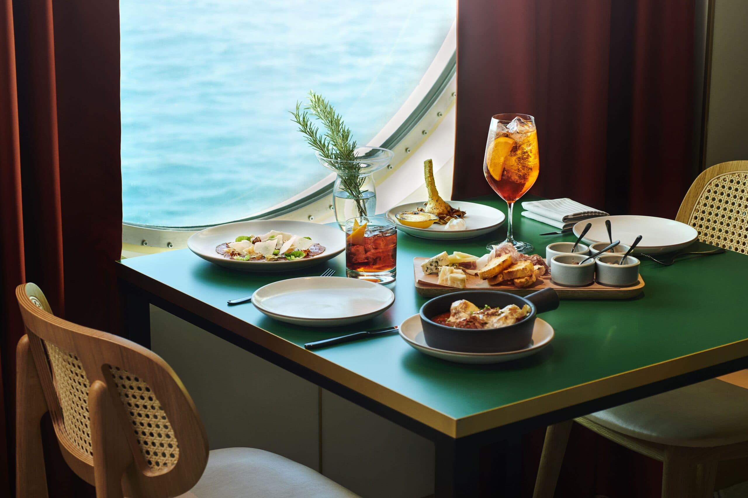 virgin voyage food