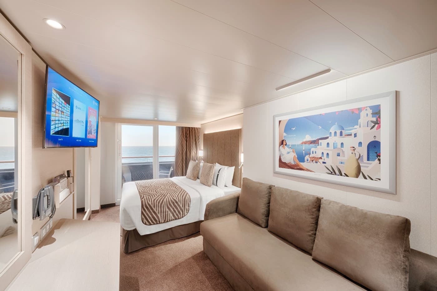 MSC EUROPA DELUXE BALCONY WITH PARTIAL VIEW