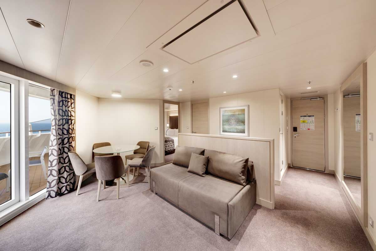 MSC Euribia, Europa Grand Aurea suite with Whirlpool