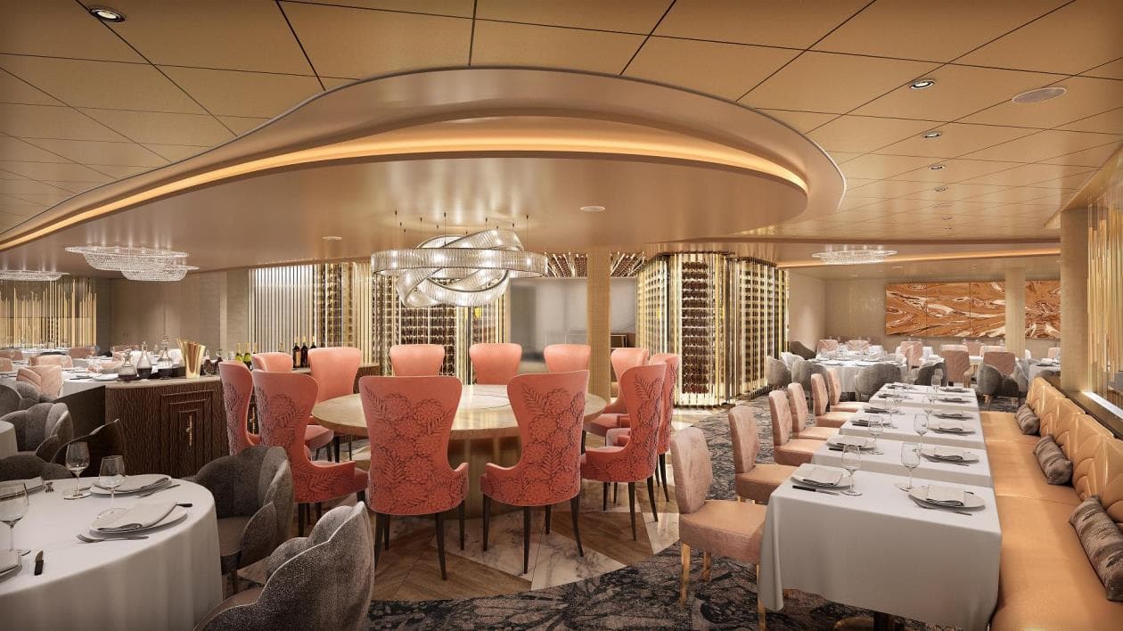 Celebrity Cruisses Restaurant, celebrity ascent
