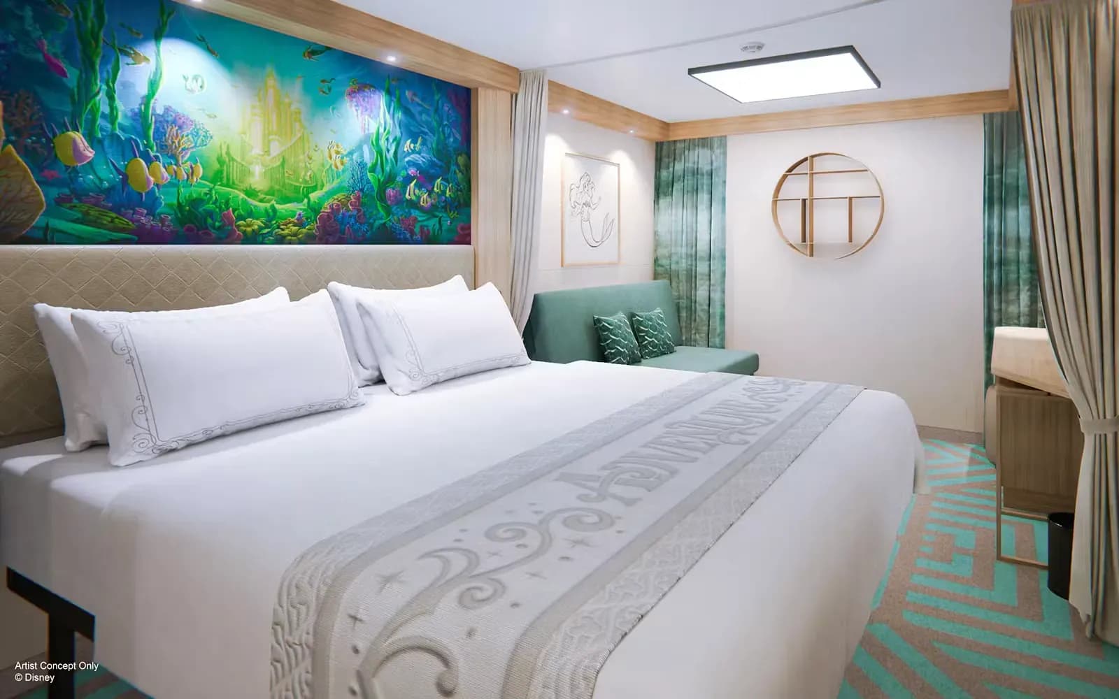 Disney Adventure, Deluxe Inside Stateroom