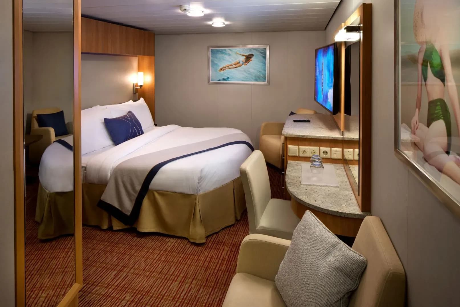 Celebrity Silhouette inside stateroom