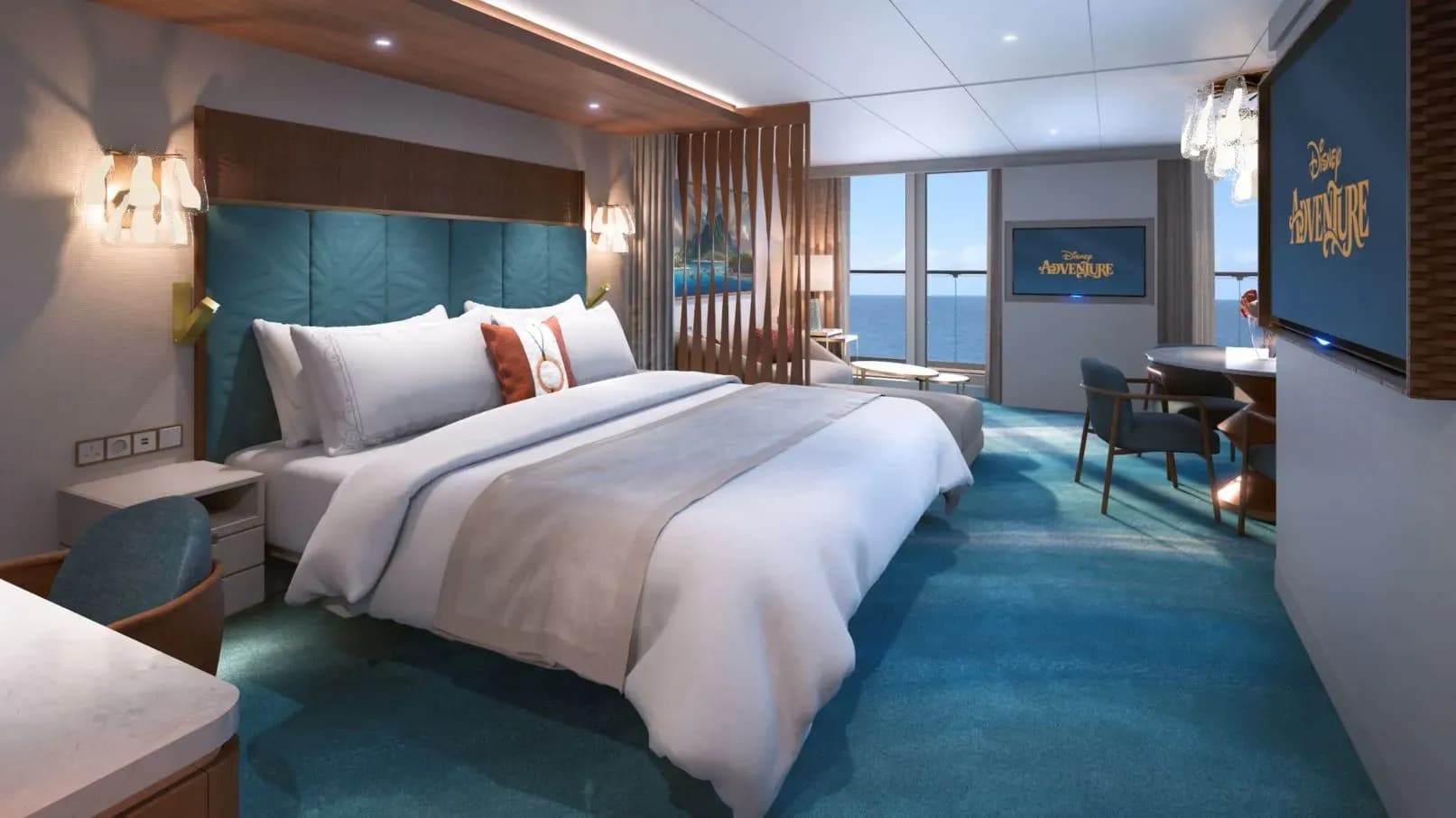 Disney Adventure Concierge Family Oceanview with Verandah_Moana