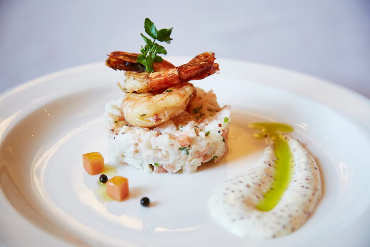 Sapphire and diamond Princess food