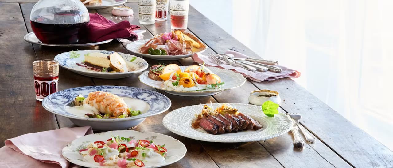 Sapphire and diamond Princess food