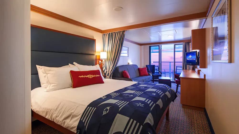 Disney Dream, Deluxe Family Oceanview with Verandah