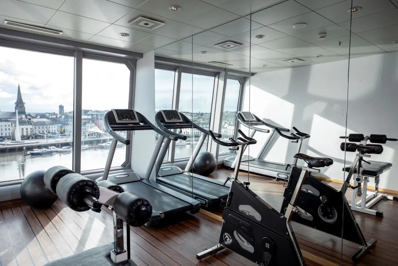 Hurtigruten MS Trollfjord cruise ship gym