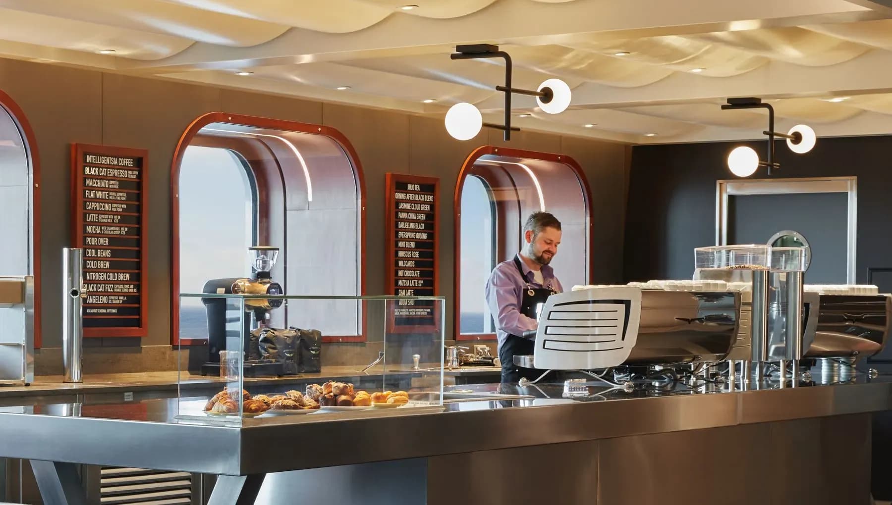 Virgin voyage Cruise draught-house coffee