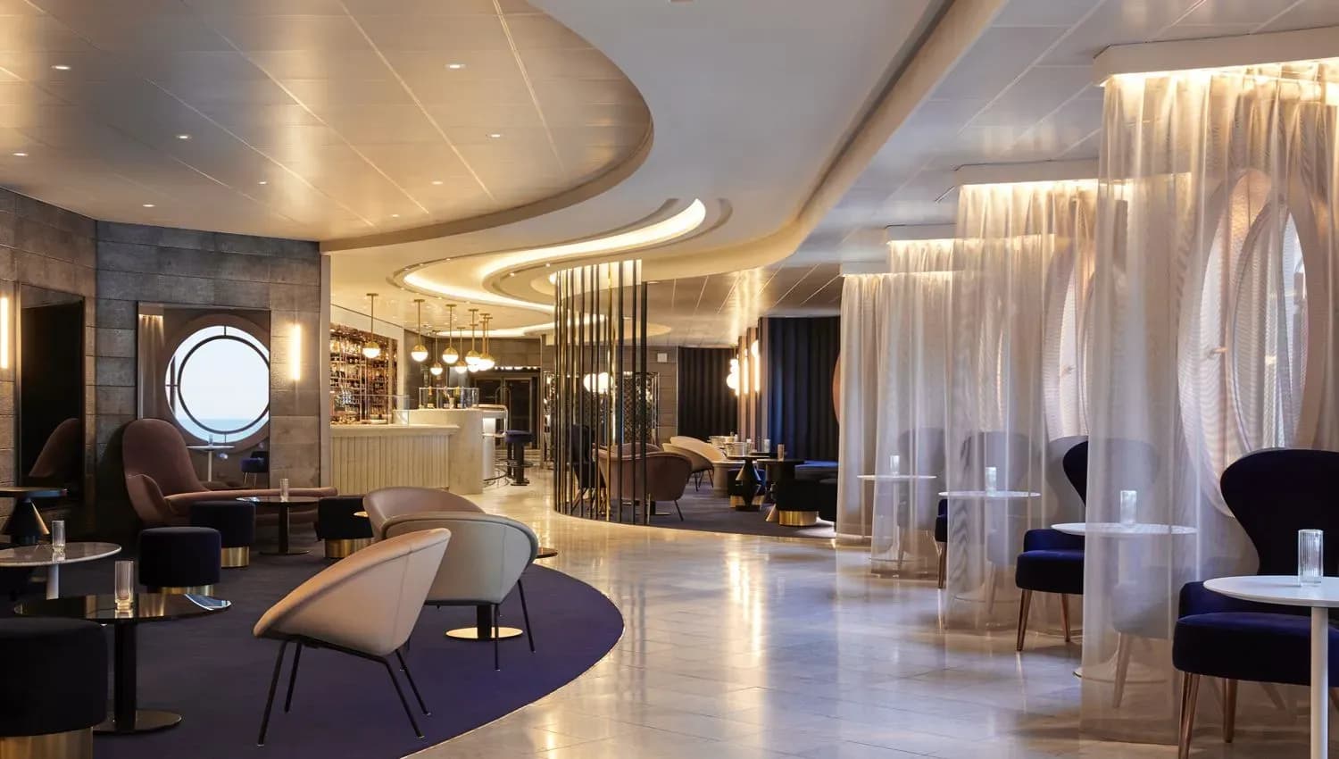 Virgin Voyage Resilient Lady Bars and lounges | Briliant Lady | Valiant Lady