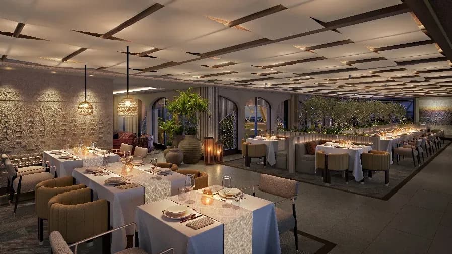 Aroya Cruises restaurants and dining