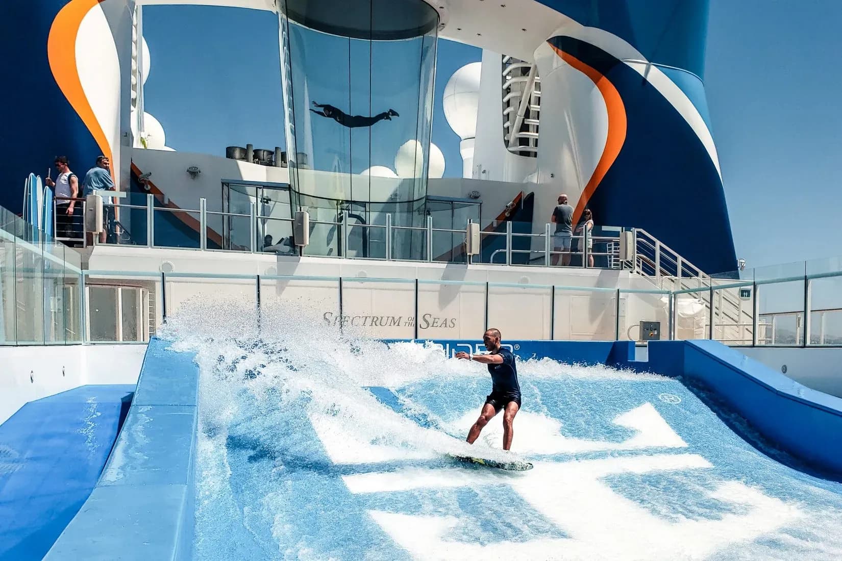 Spectrum of the Seas flow rider surf simulator