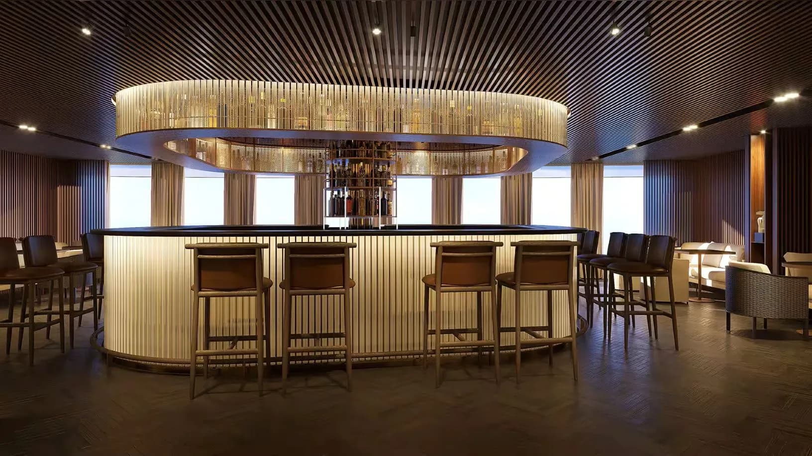 Norwegian Aqua Haven bar