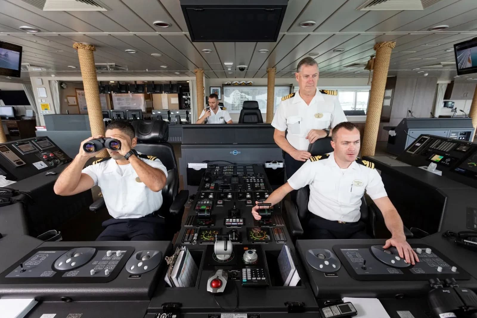 Norwegian Viva captain's bridge
