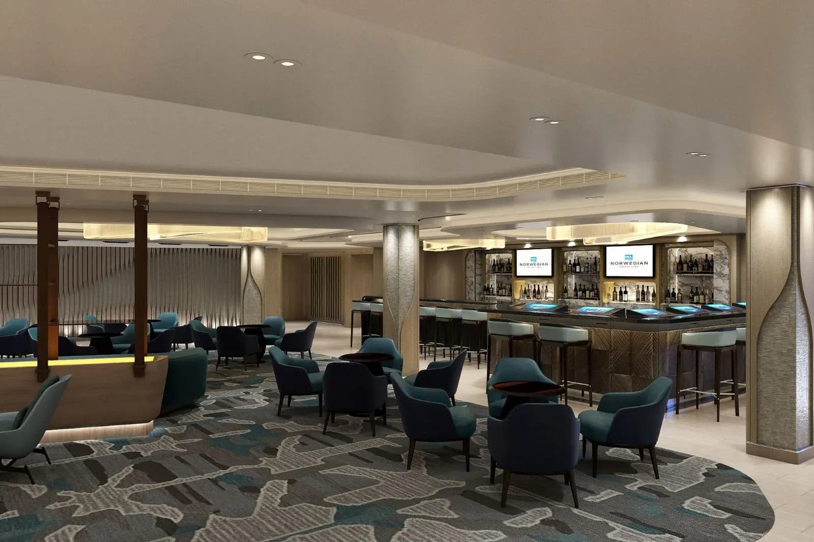 Norwegian Prima penrose bar - NCL Viva