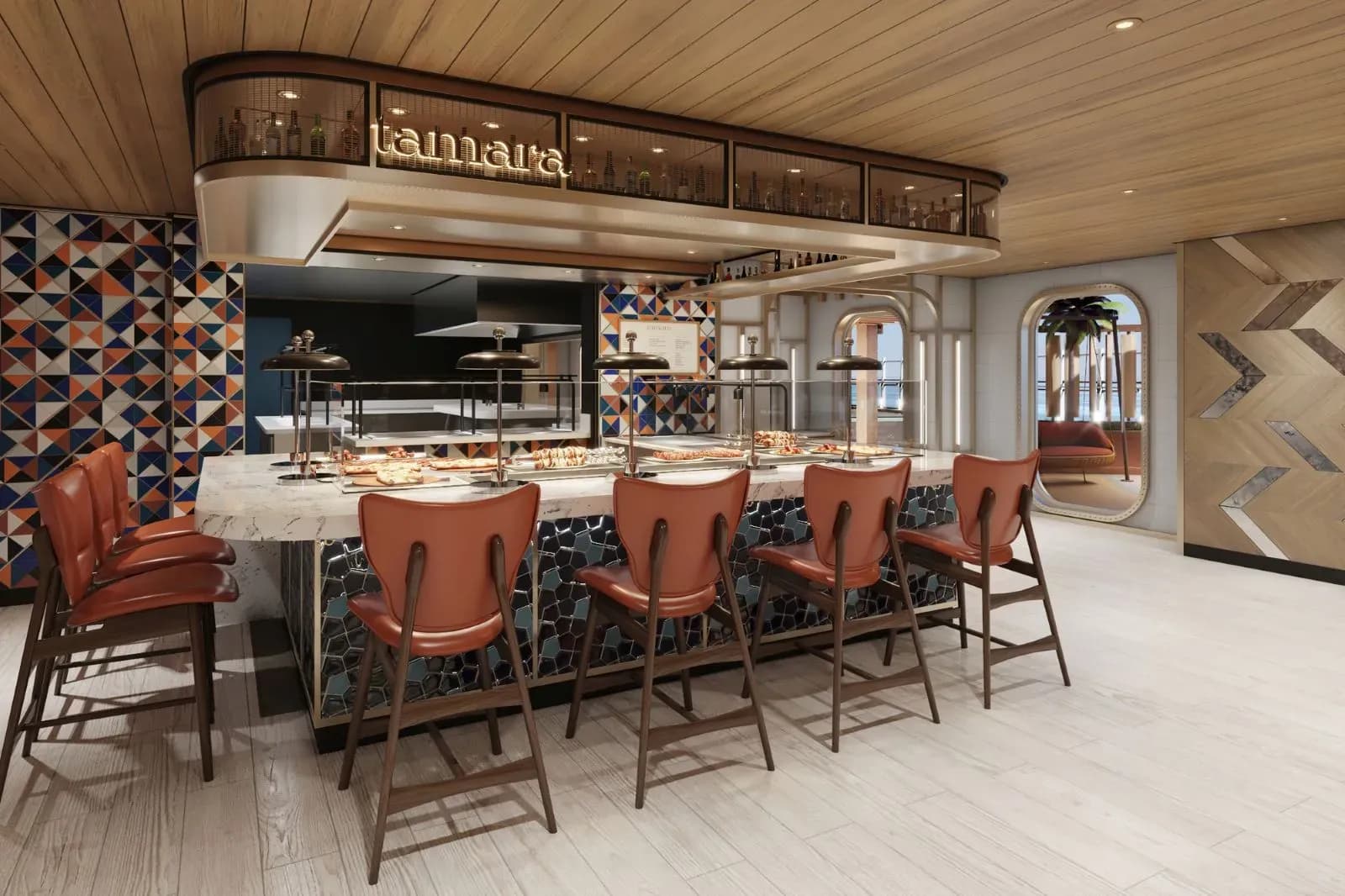 Norwegian Viva Indulge Food Hall Restaurant - NCL Prima