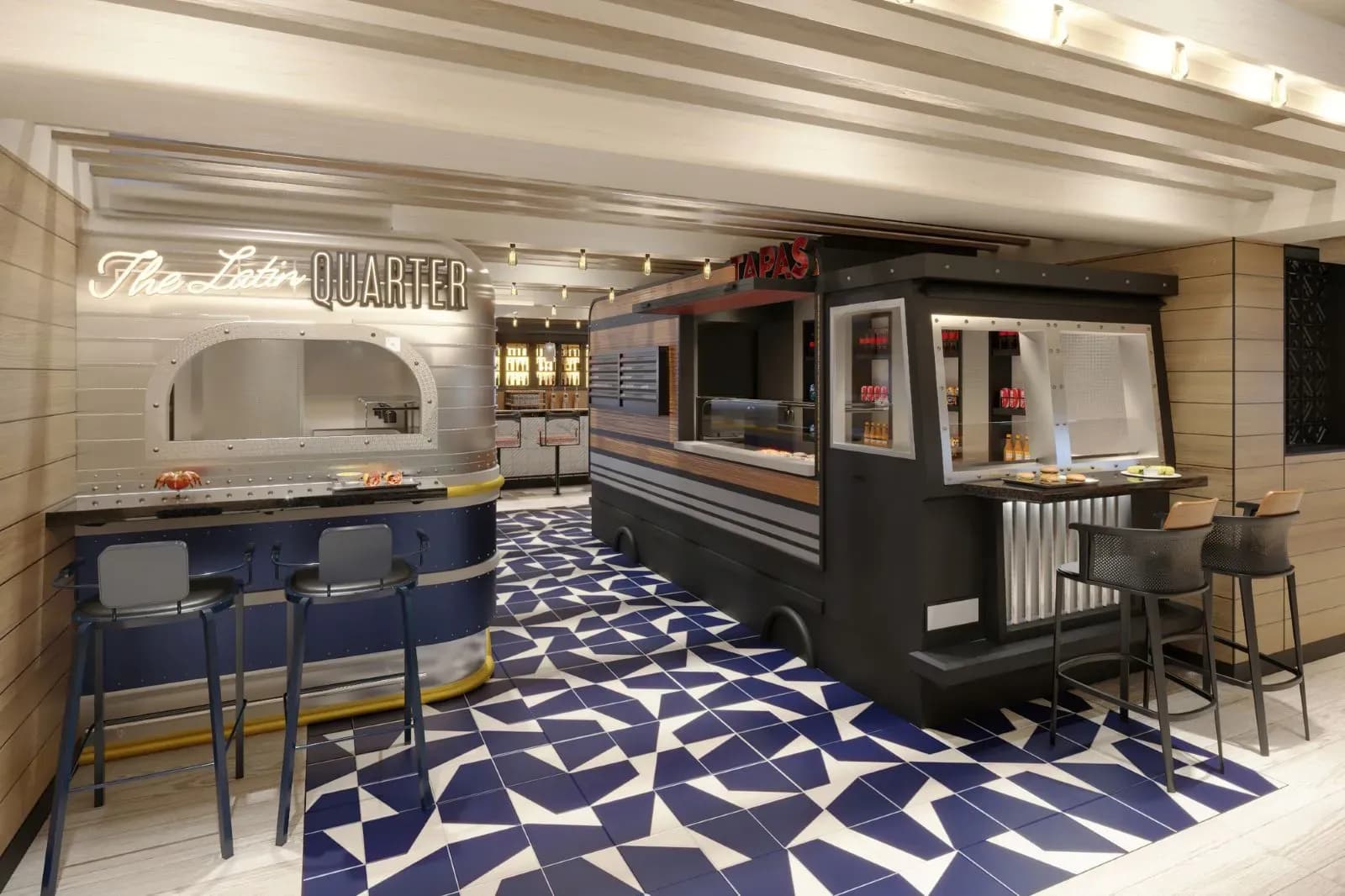 Norwegian Viva Indulge Food Hall Restaurant - NCL Prima