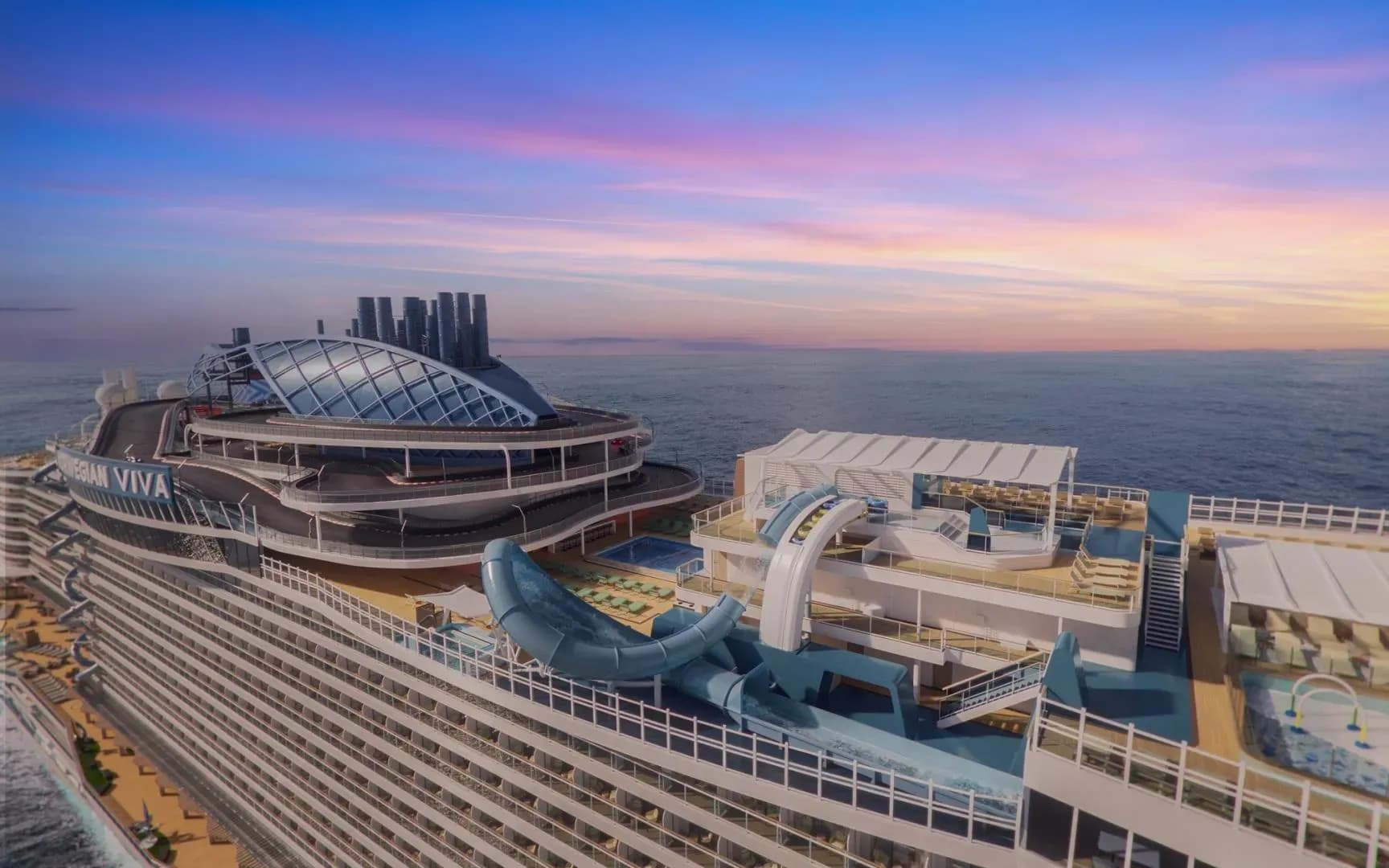 Norwegian Viva Pool Deck and Facilities