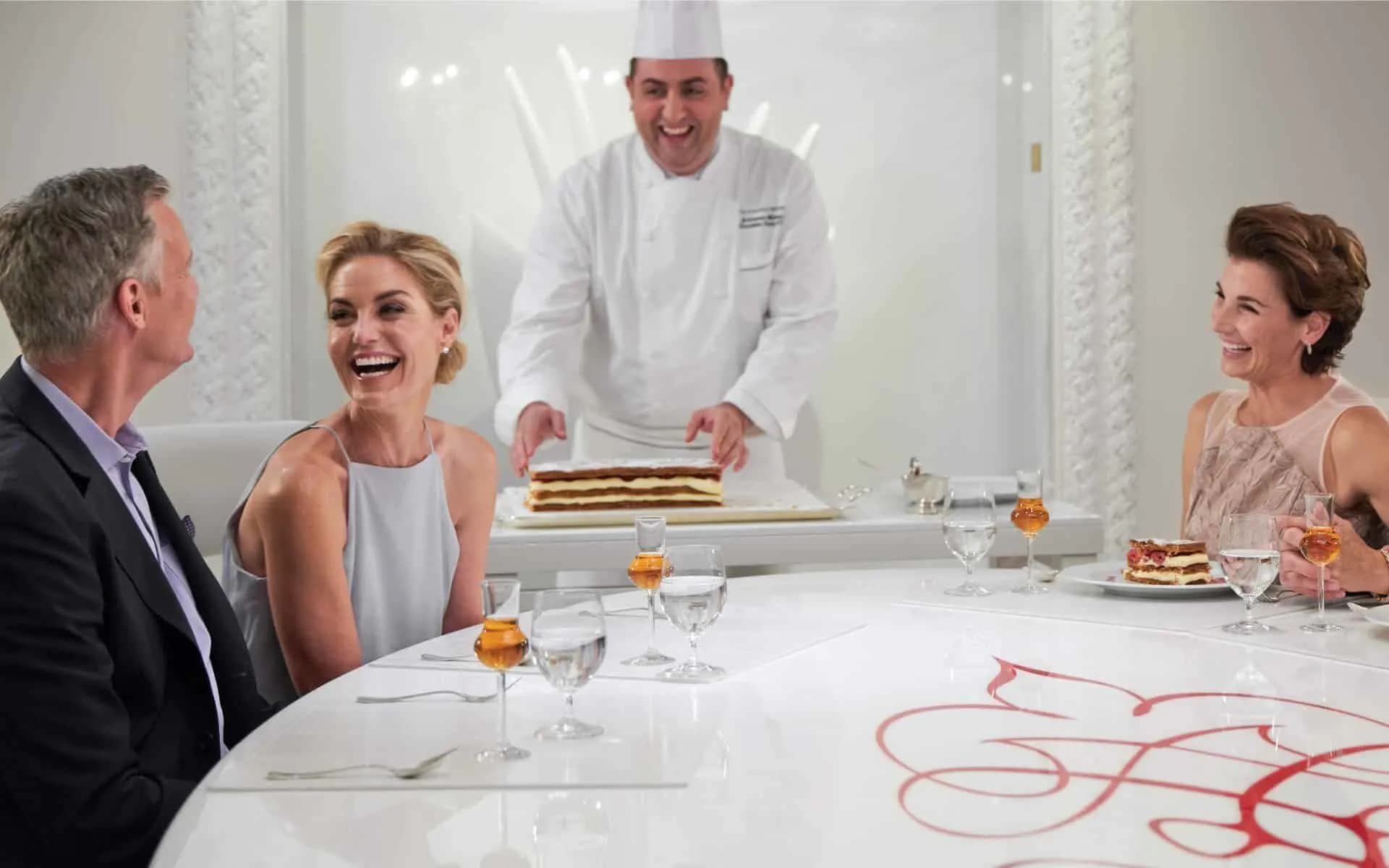 Privee Restaurant on Oceania marina cruise ship