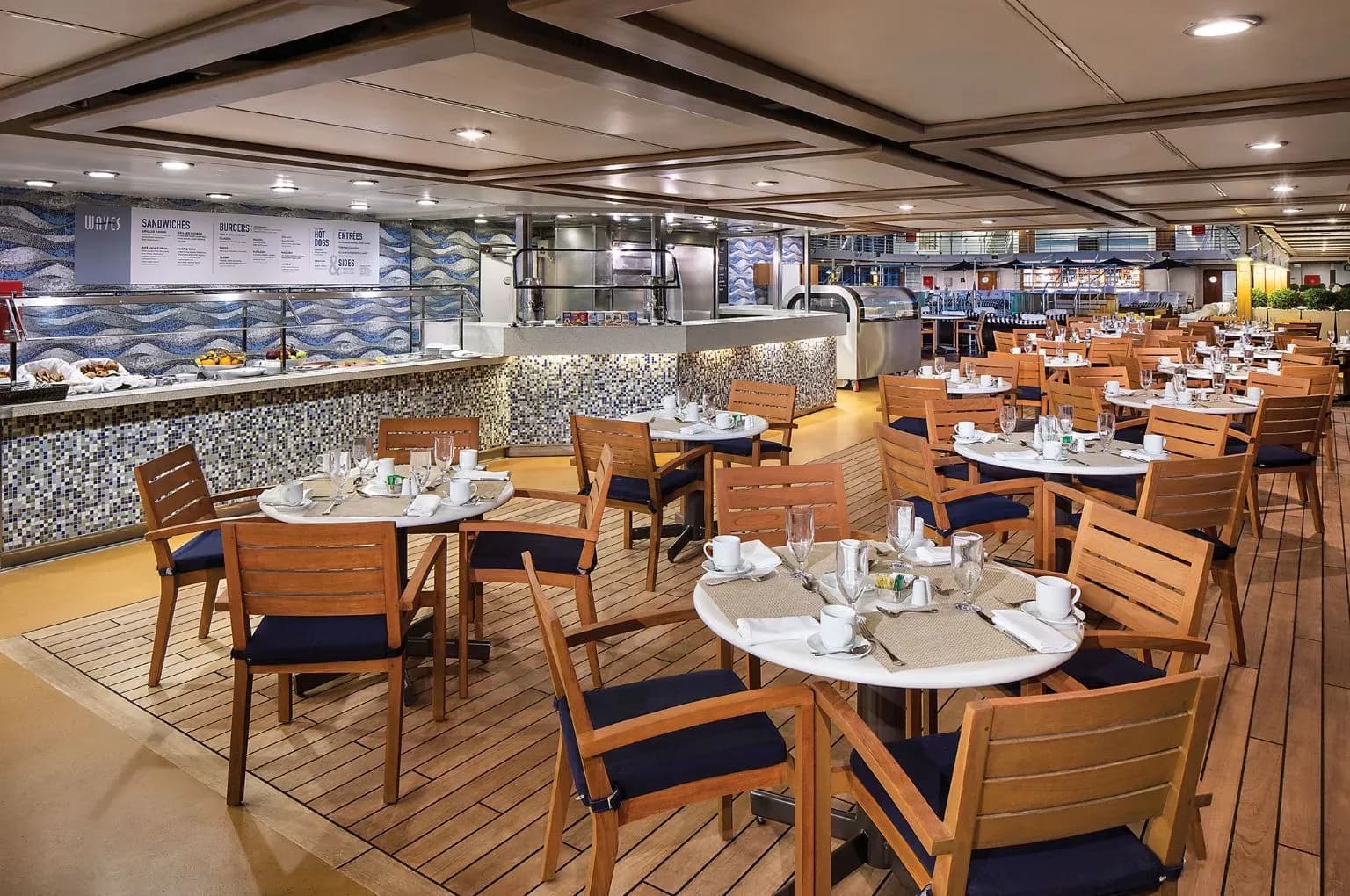 Oceania Sirena waves restaurant - Nautica - Insignia