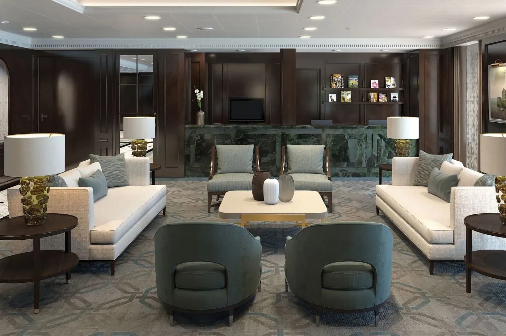 oceania sirena Lobby - Nautica, insignia