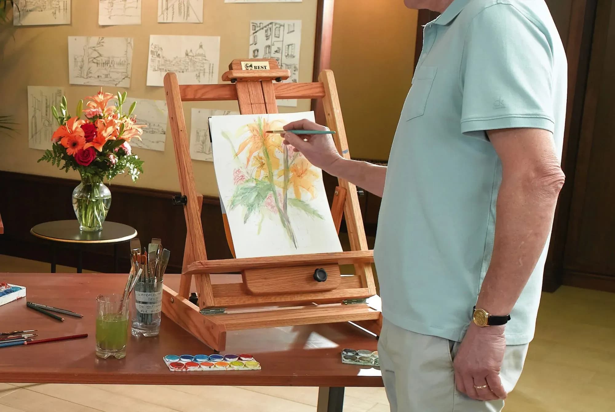 Oceania Marina Cruise ship activities paiting - Oceania Riviera
