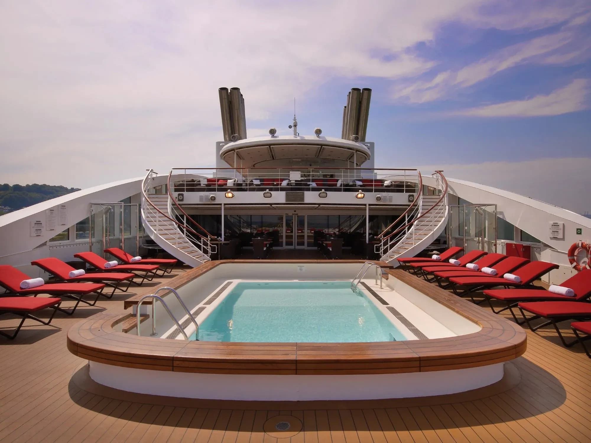 Ponant L'Austral pool deck