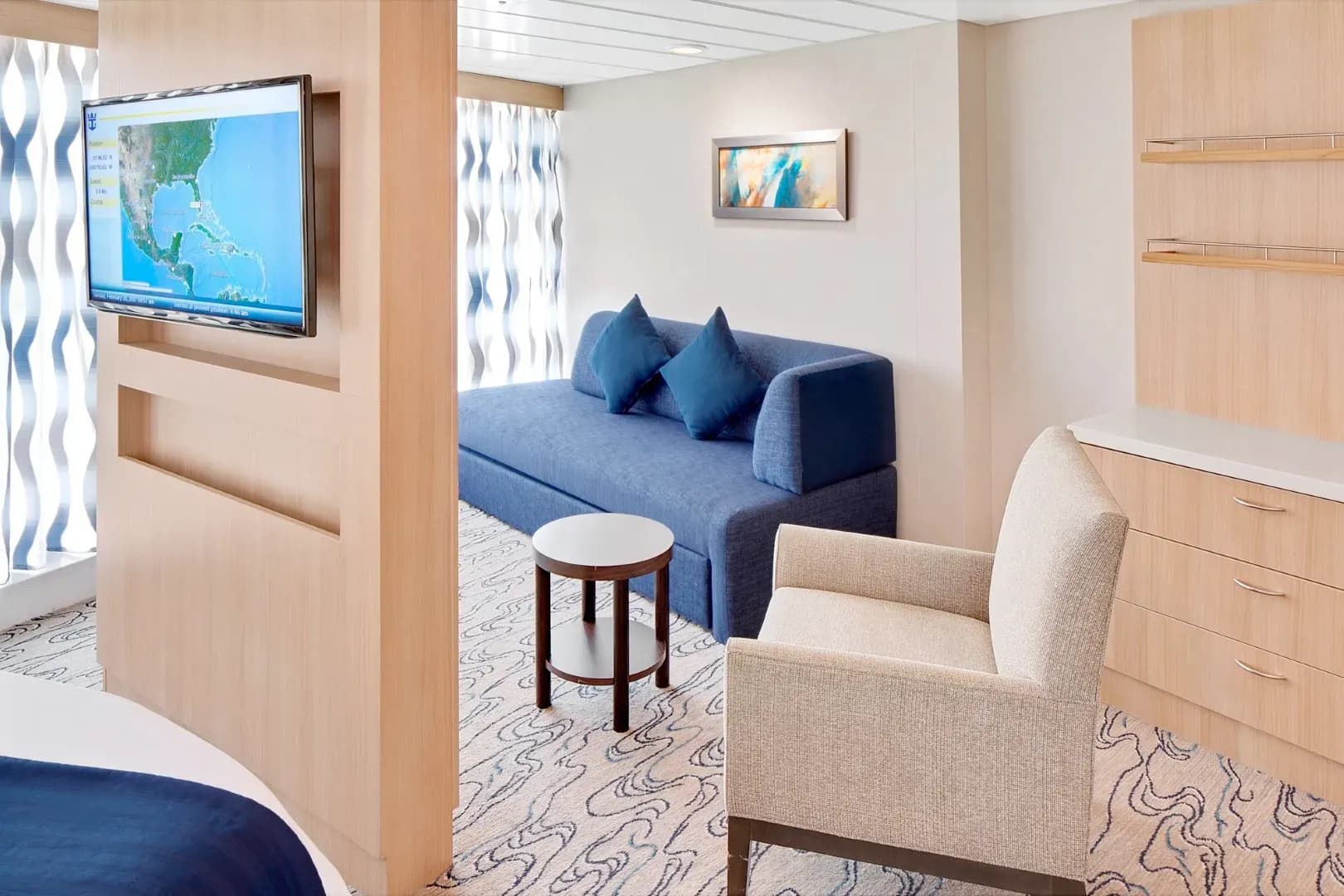 Liberty of the Seas, Ocean View Panoramic Suite