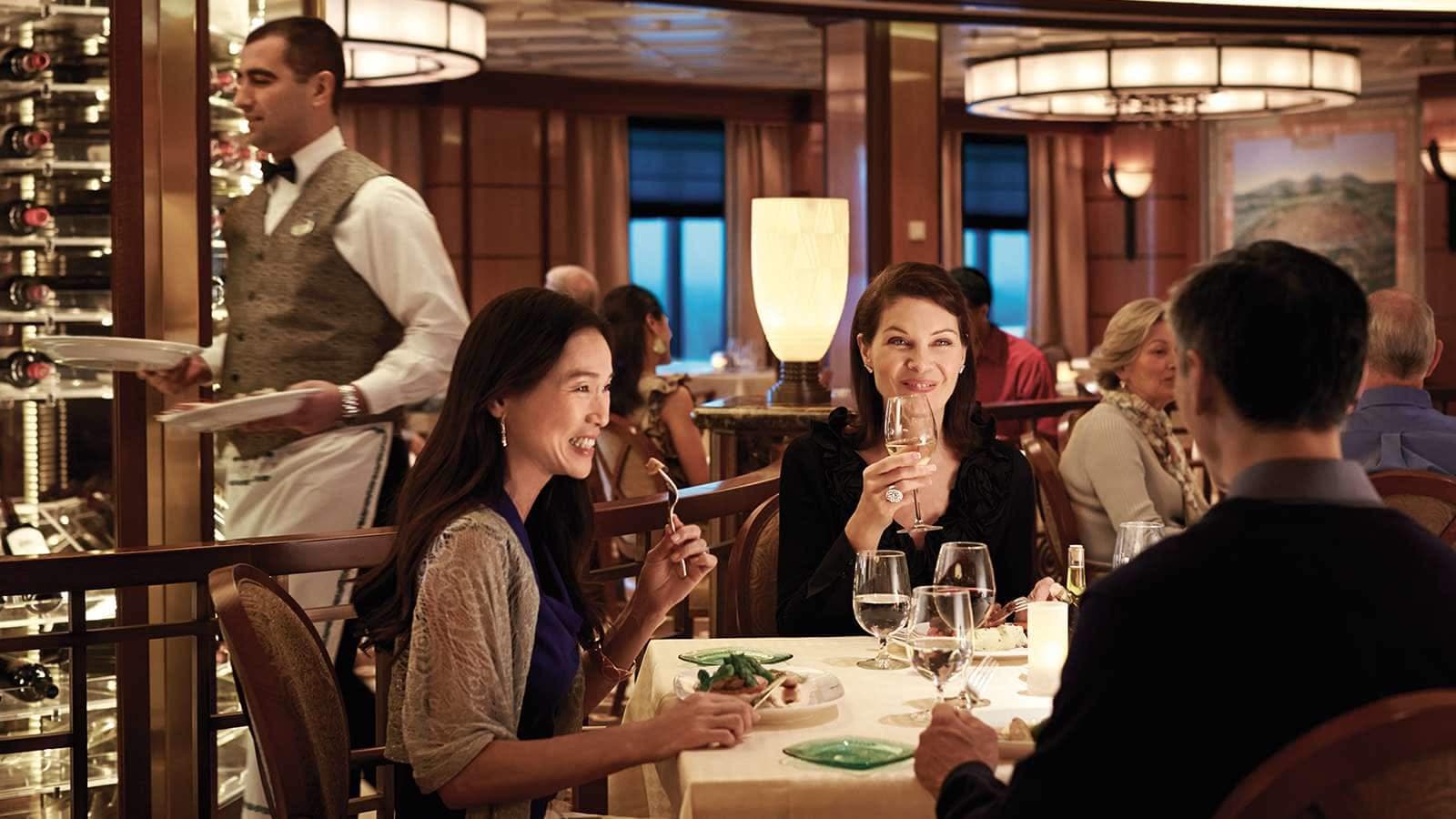 Sapphire and diamond Princess restarant