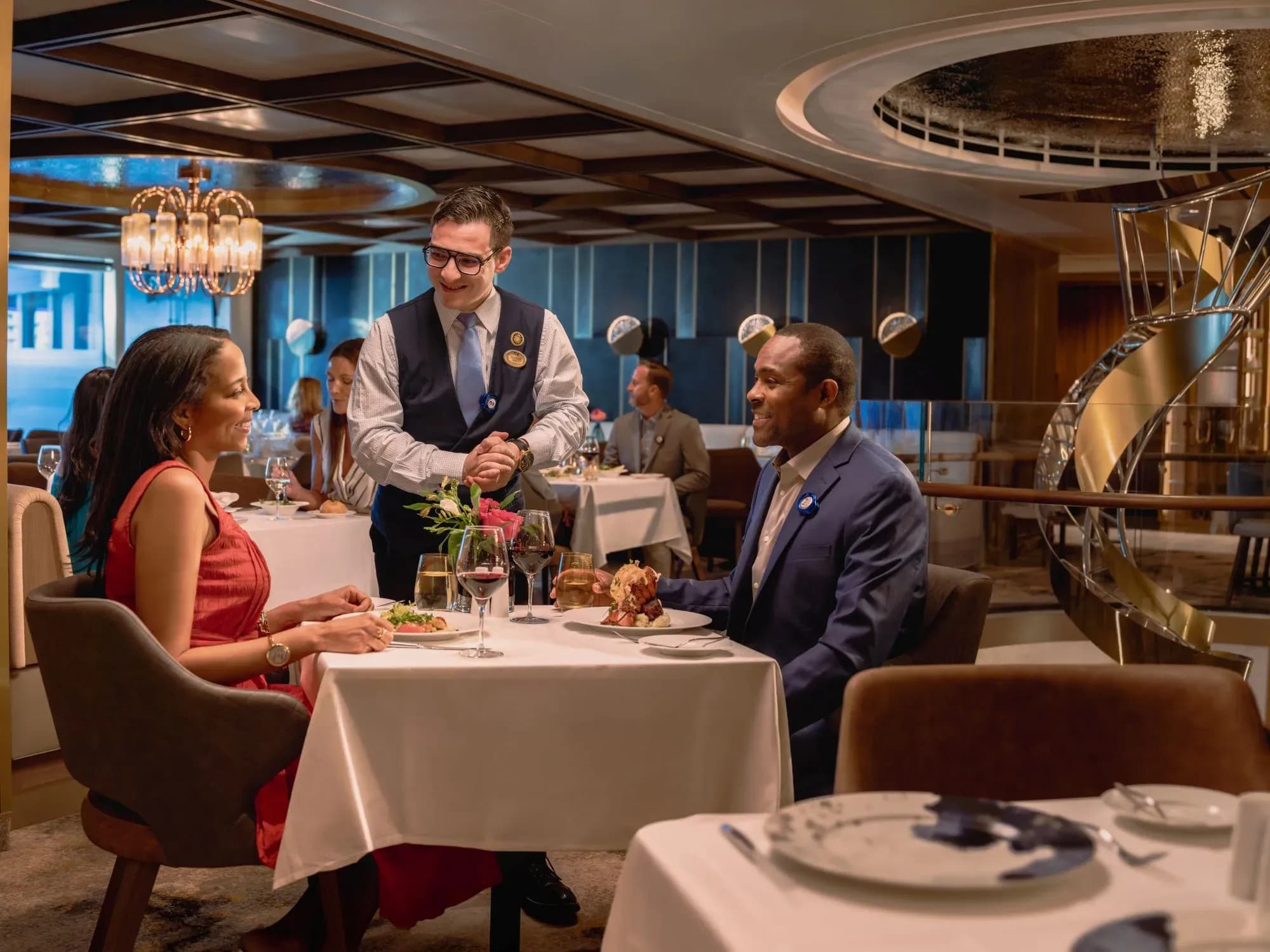 Princess cruise santurary Restaurant dining and food