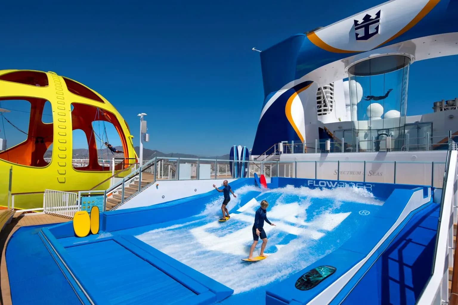 Spectrum of the Seas flow rider surf simulator