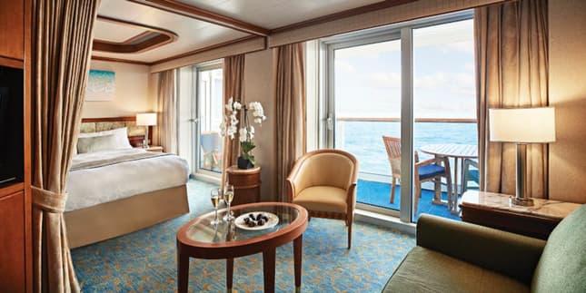 Sapphire and diamond Princess family suite