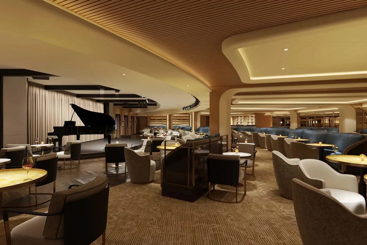 Sun princess bars and lounges
