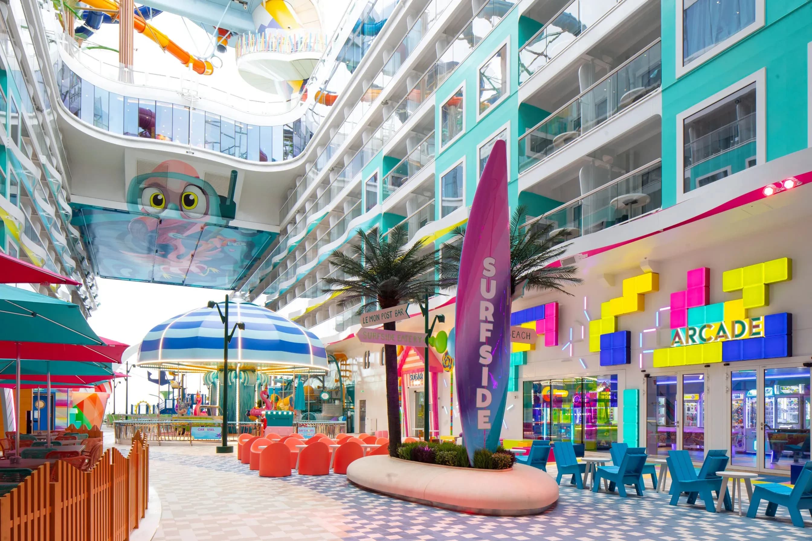Icon of the seas Surfside neighborhood - Legend of the seas - star of the seas