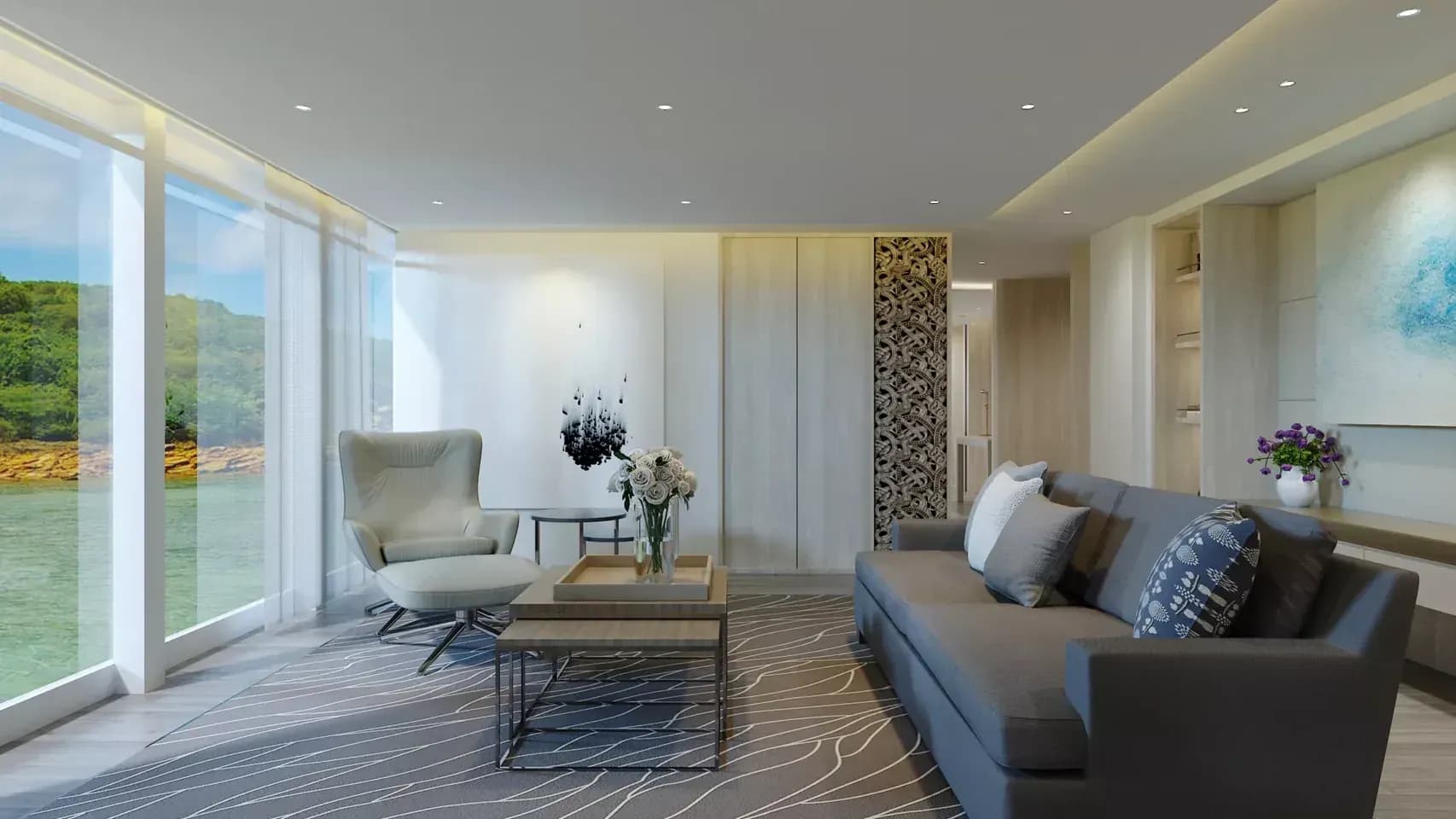 Viking Octantis Owner's Suite living room