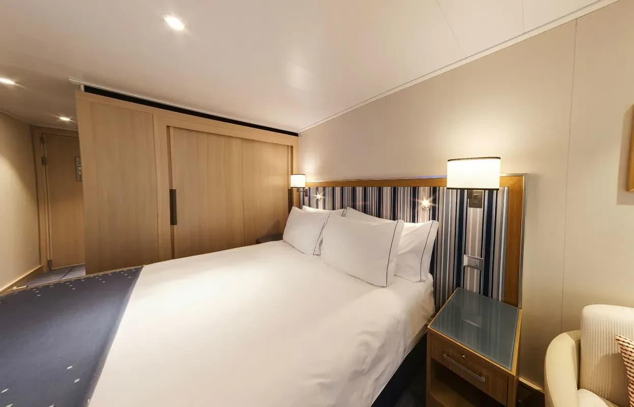 Viking Ocean Cruises Veranda Stateroom bed