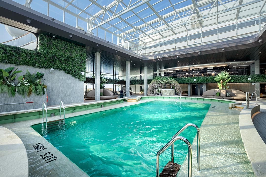 MSC Europa swimming pool