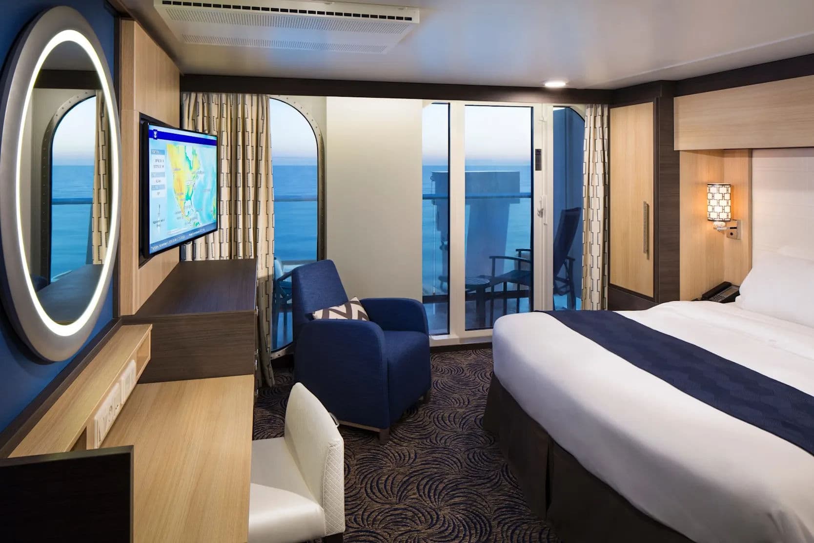 anthem of the seas  obstructed view balcony