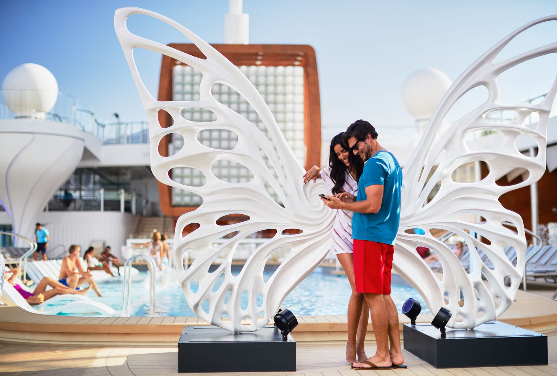 celebrity Edge pool deck - Blog