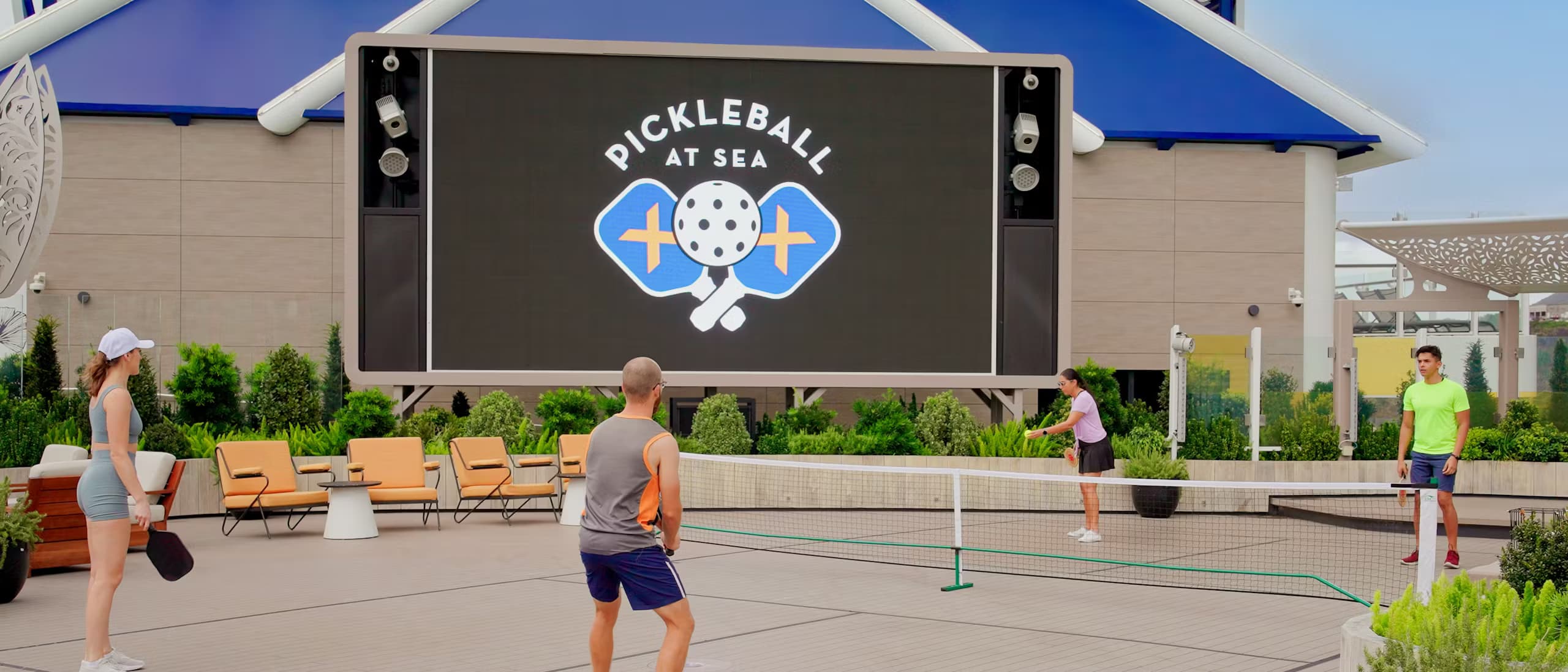 Celebrity SHip facility - Pickle ball court - Blog