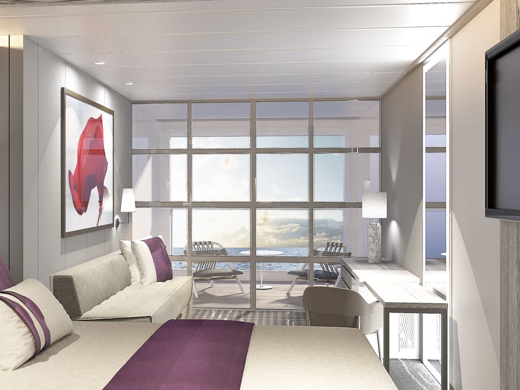 Celebrity Apex Edge sunset verandah