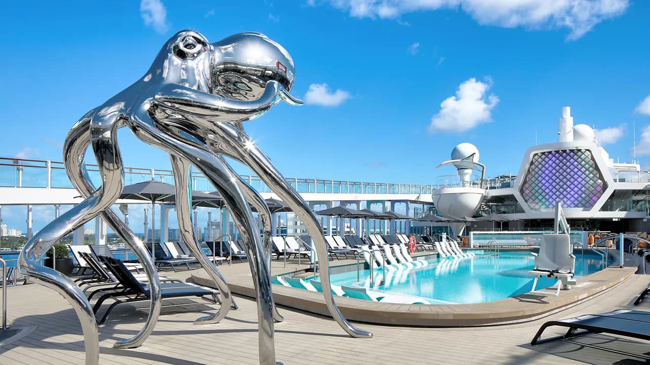 celebrity Ascent Cruise ship Pool Deck