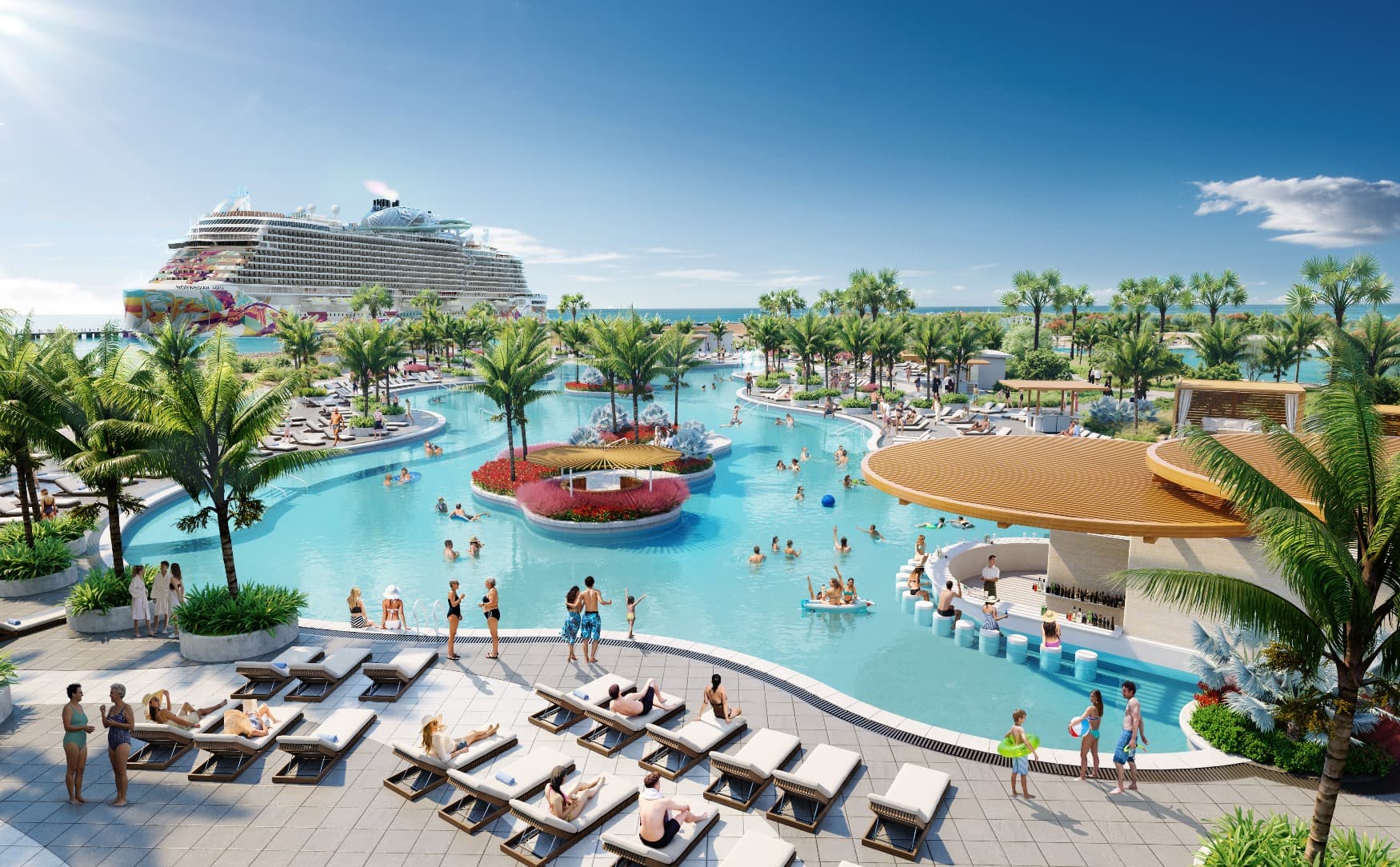 Great Stirrup Cay is Norwegian Cruise Line’s private island paradise in the Bahama
