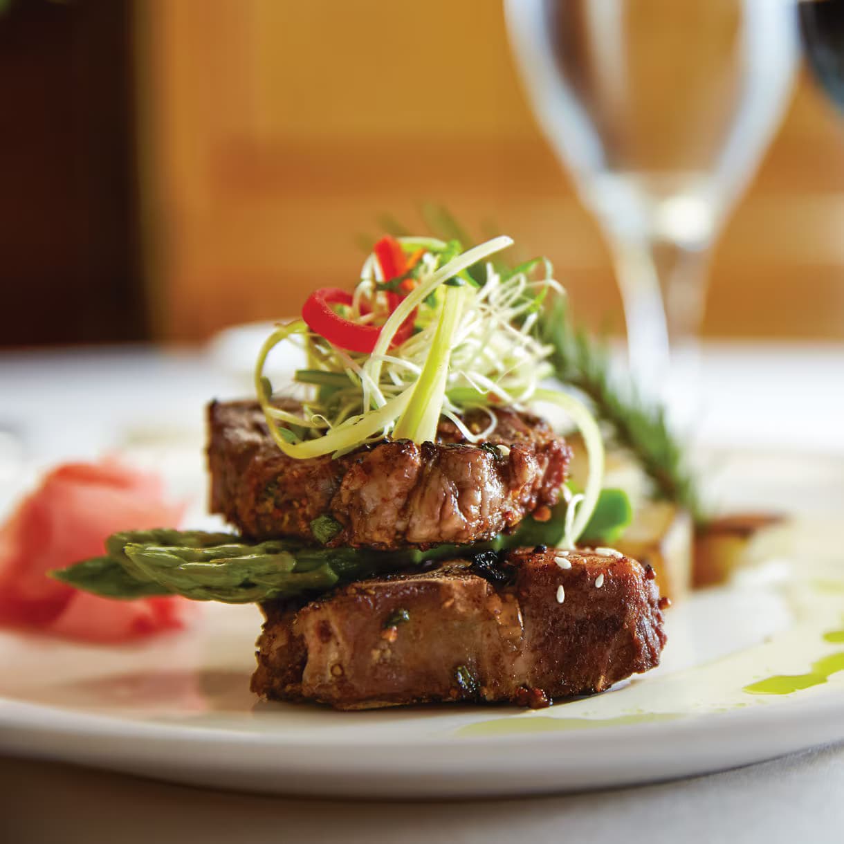 Sapphire and diamond Princess food