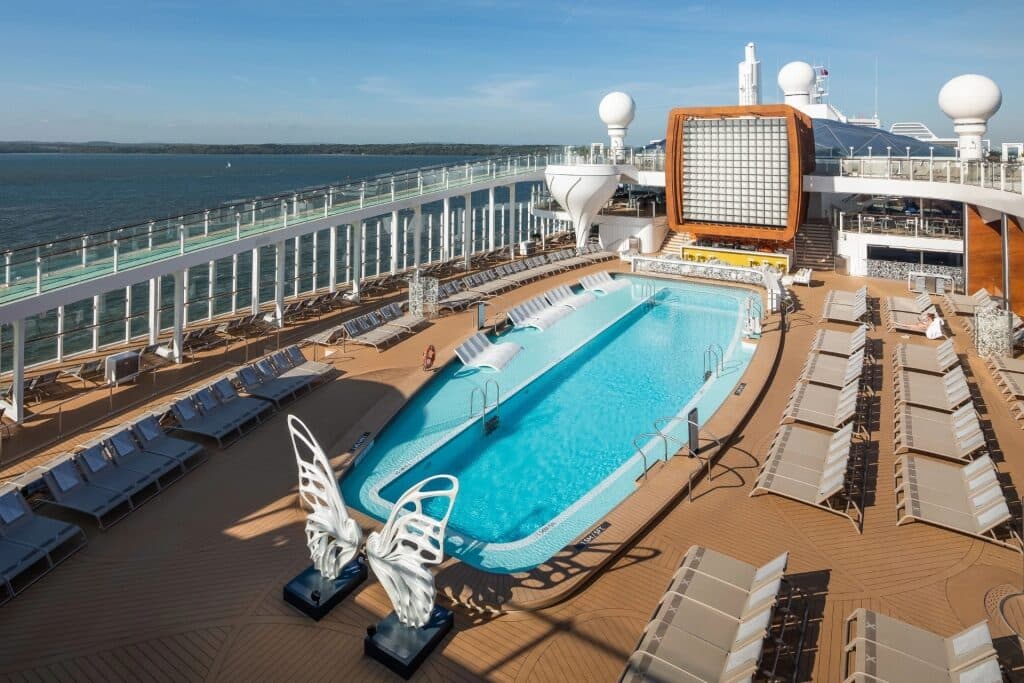 Celebrity Edge Pool deck