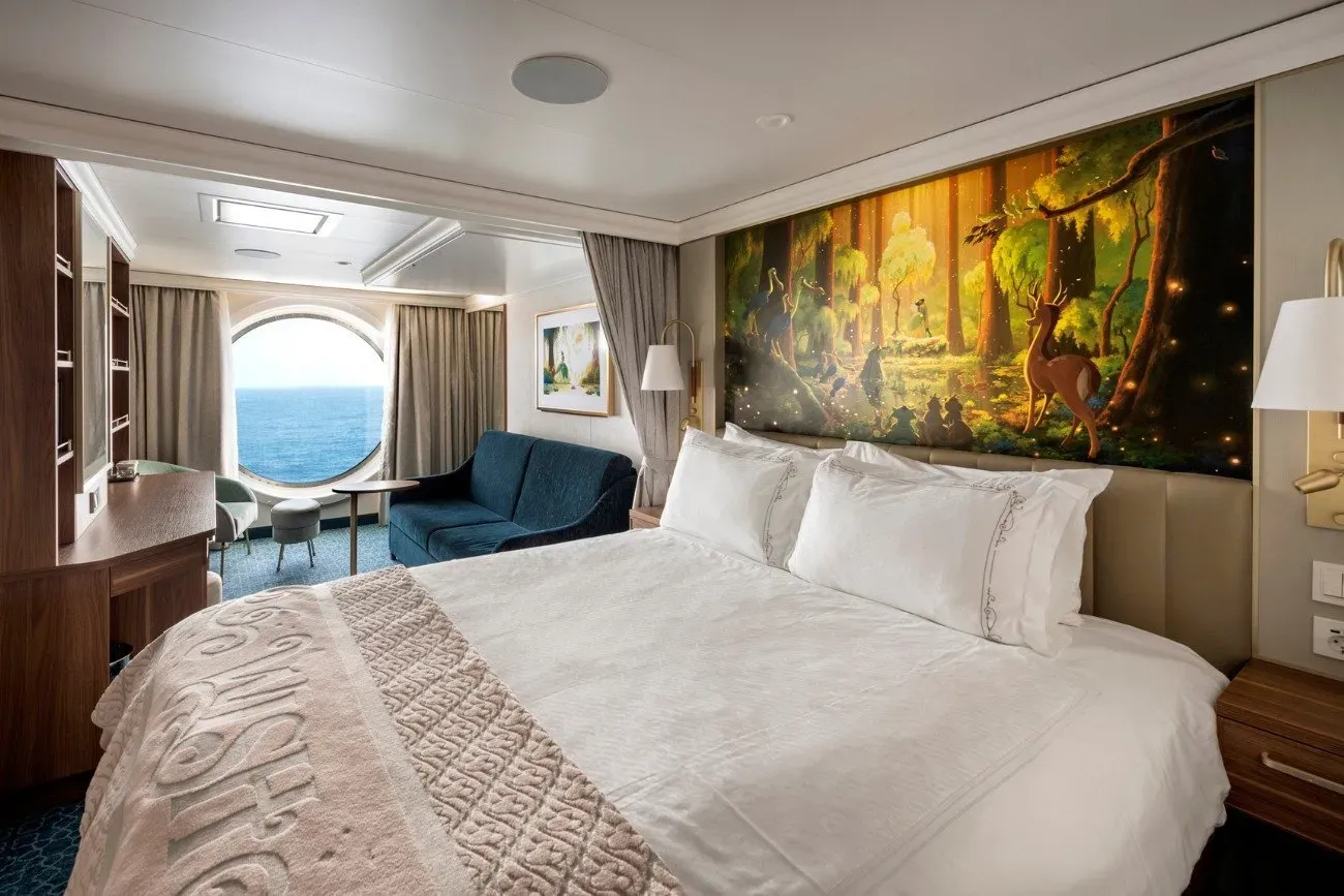 Disney treasure ocean view cabin