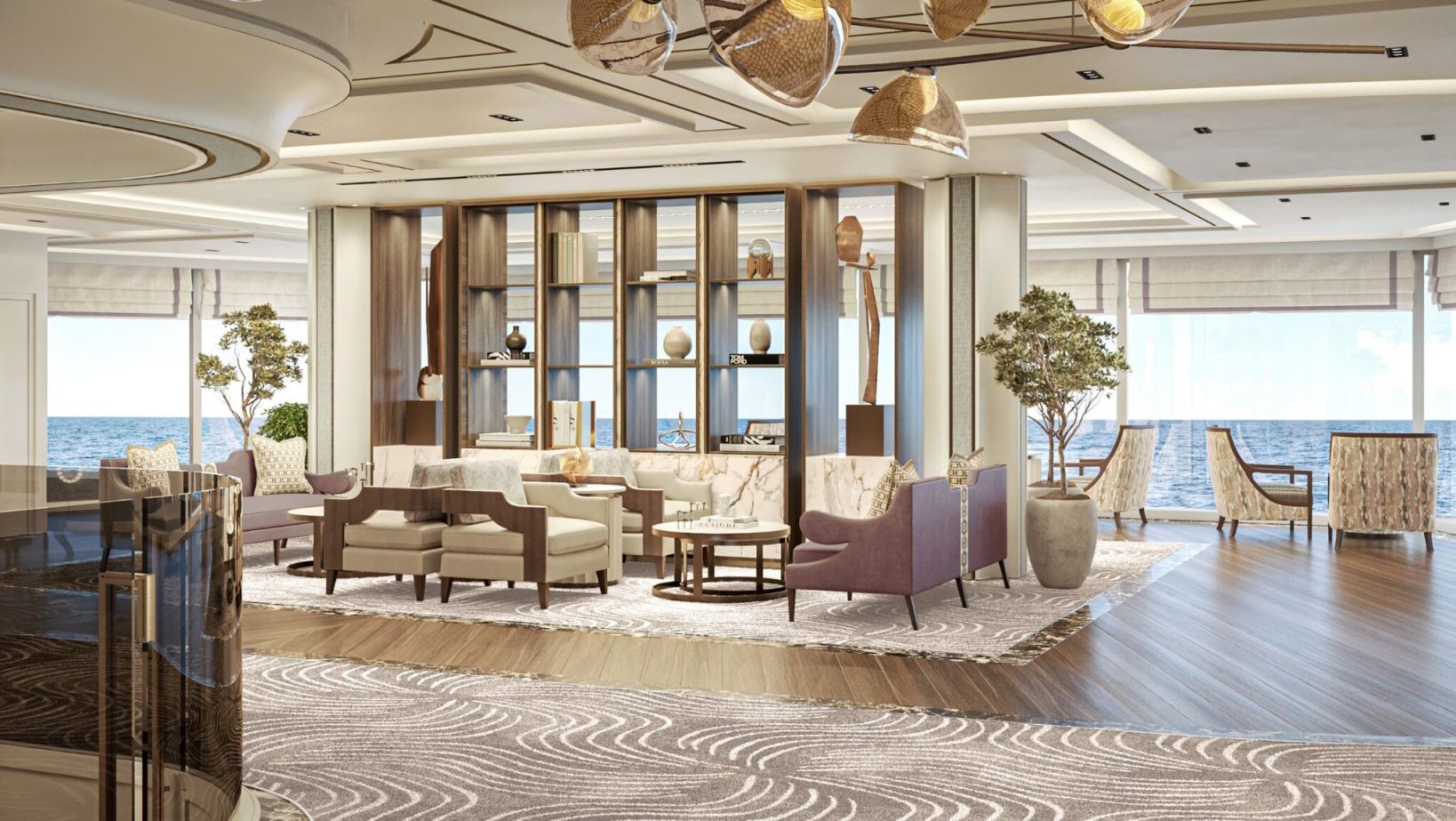 Seven Seas Prestige lounge , Regent cruises