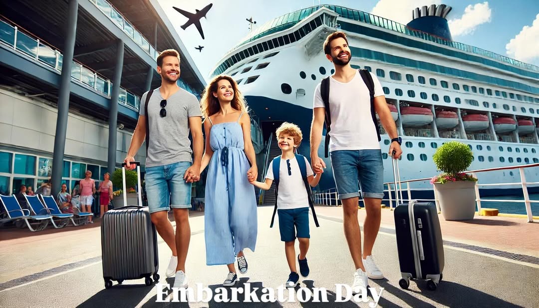 Cruise embarkation - preparing for first cruise blog