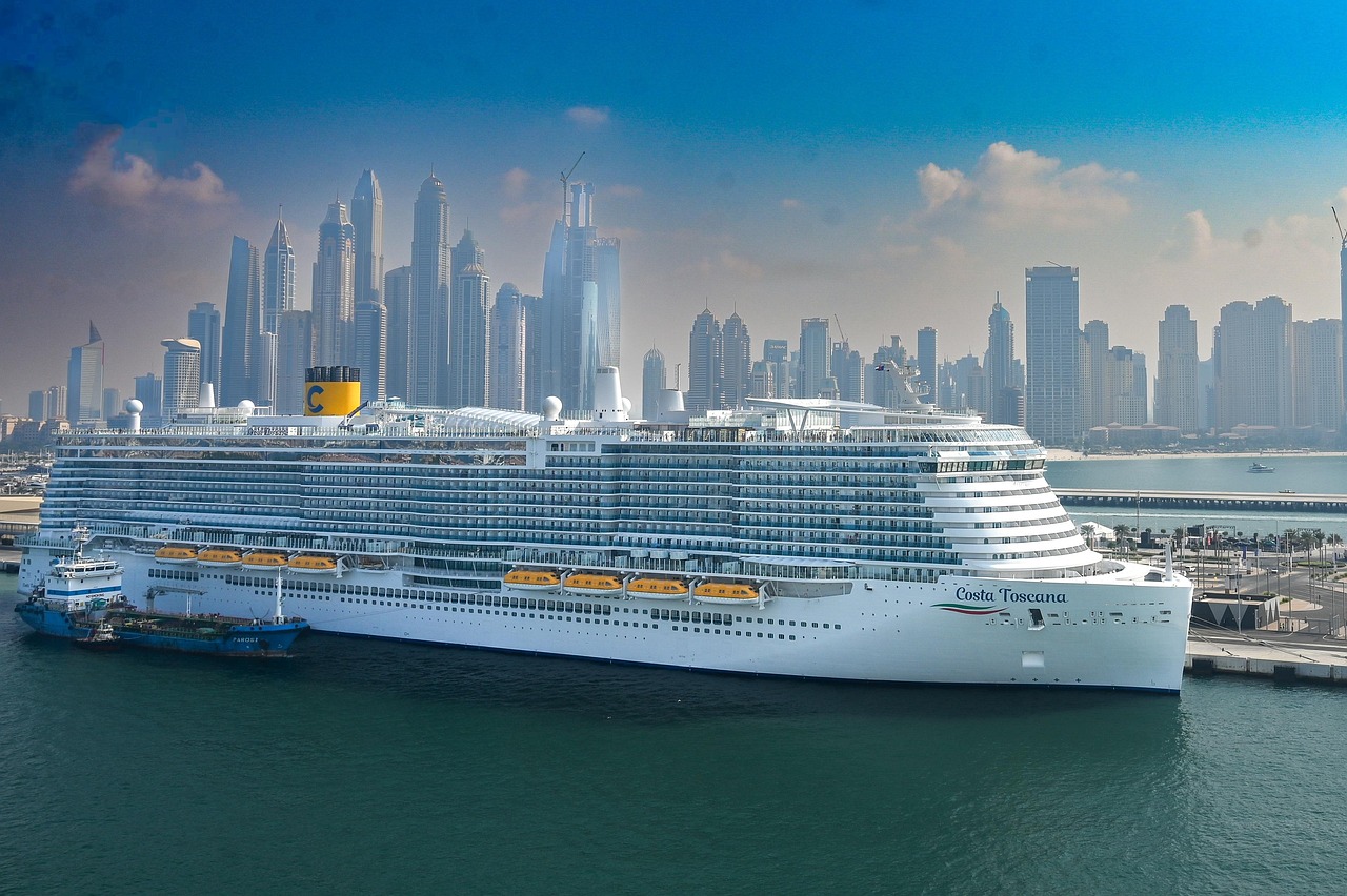 Costa toscana Cruiseship port dubai